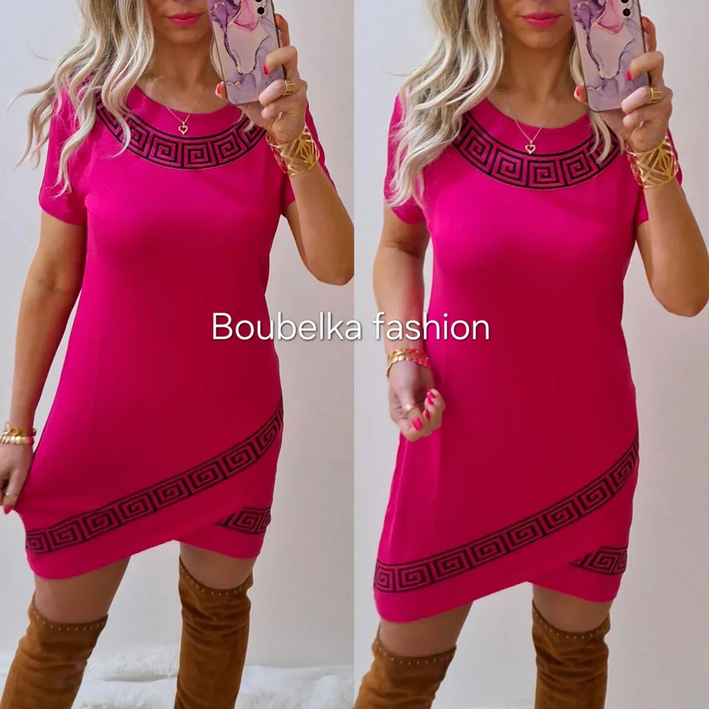 Dámské šaty EDWINA fuchsia