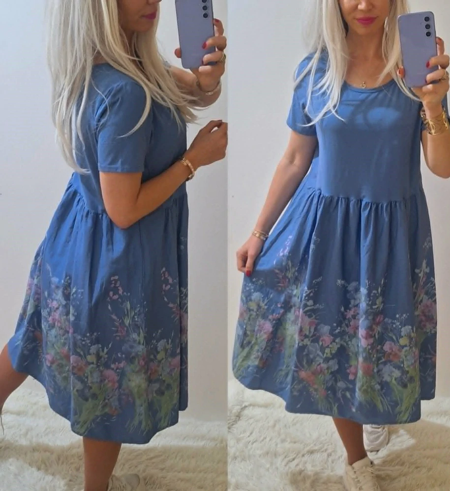 Dámské šaty VESNA modrá