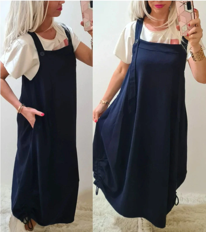 Dámské laclové šaty ERIKA tmavě modré