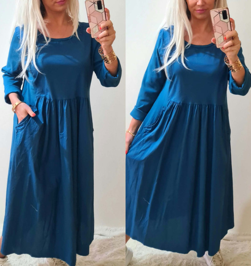 Dámské šaty MÁLKA tyrkys