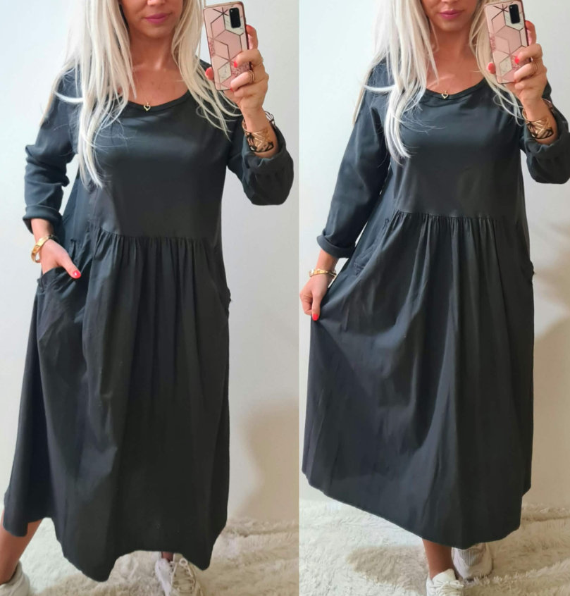 Dámské šaty MÁLKA šedá