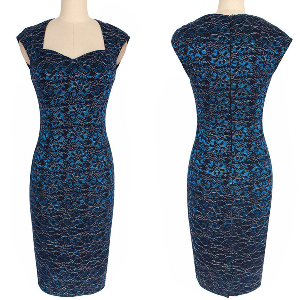 Společenské šaty modré