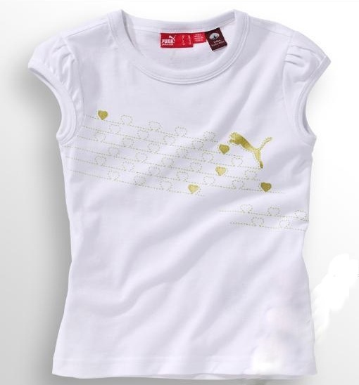 Dívčí tričko zn.PUMA - bílé
