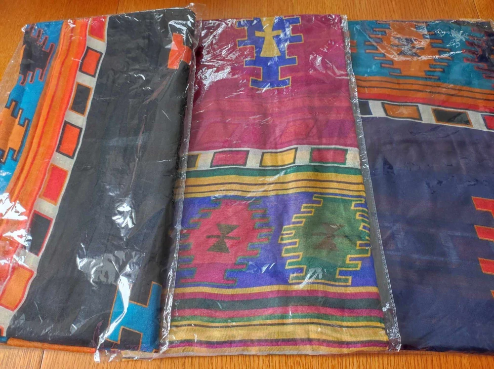 Dámská tunelová šála modrá