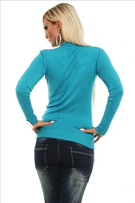 Dámský svetr LORCA tyrkys