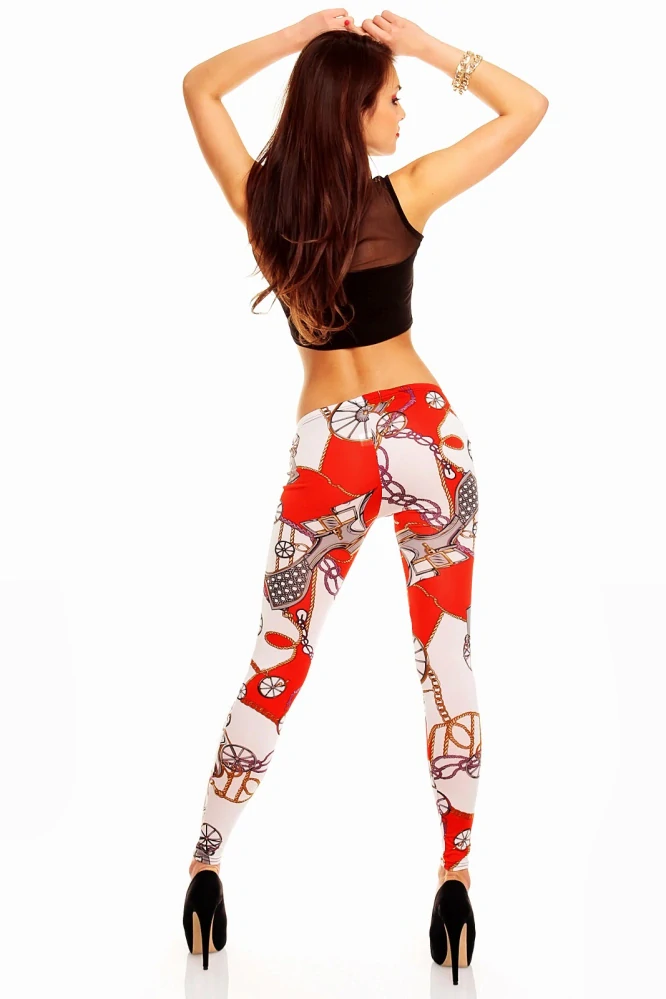 Dámské legíny s potiskem