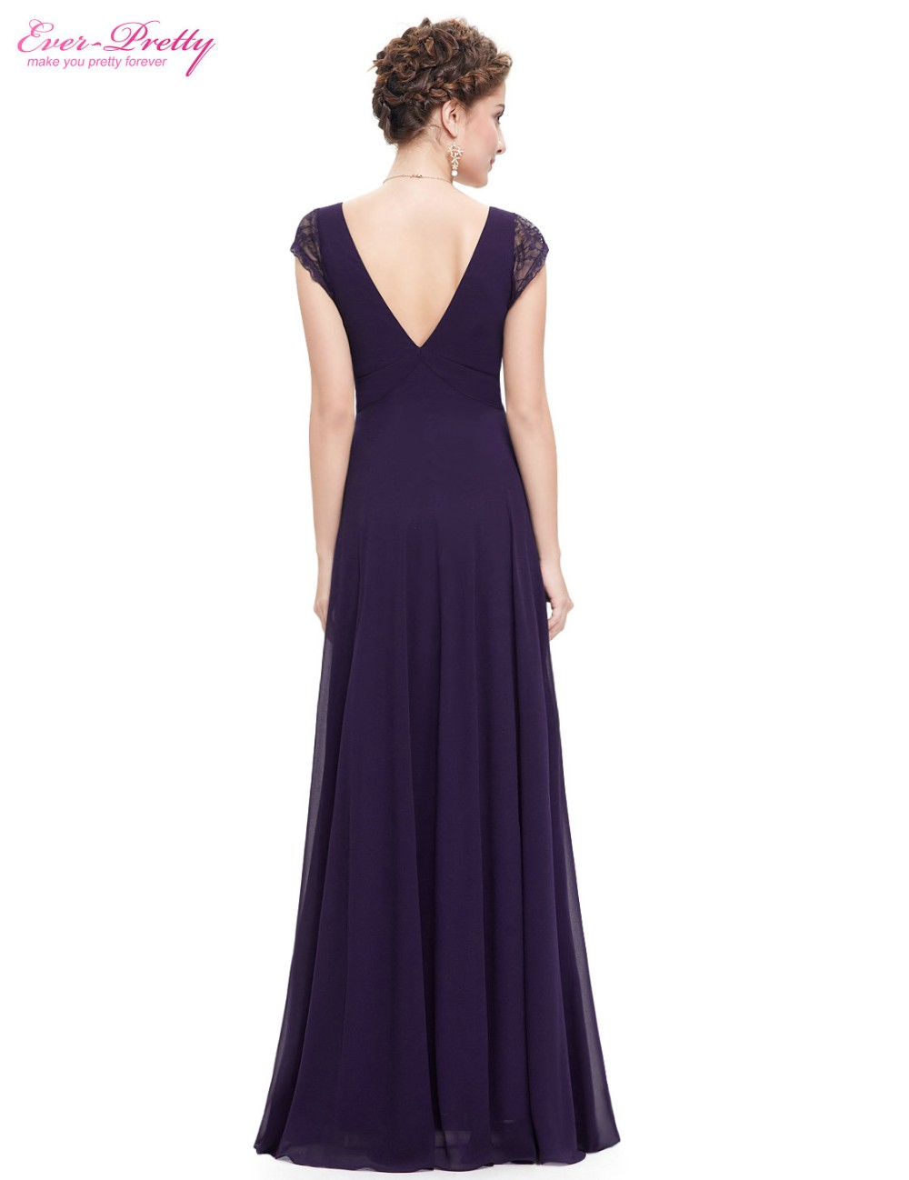 Ever Pretty plesové a společenské šaty  fialová