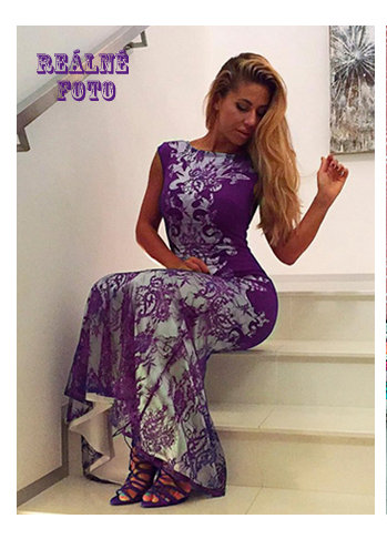 Plesové a společenské šaty Ever Pretty fialová