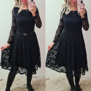 Dámské krátké krajkové šaty NADINE černá