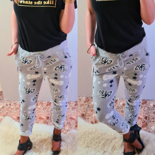 Dámské kalhoty/tepláky OOPS šedá