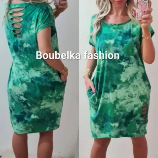 Dámské šaty/tunika s průstřihy BATIKA
