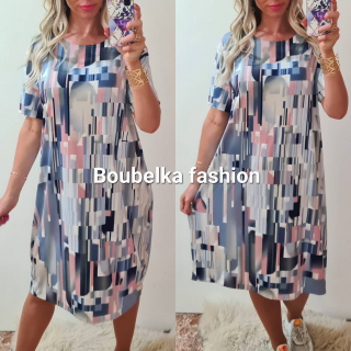 Dámské šaty JULKA se vzorem