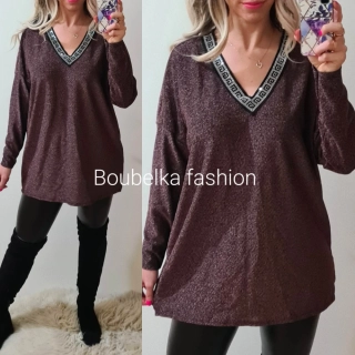 Dámská společenská lurexová halenka ZOYA 