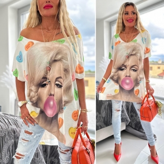 Dámská halenka/tričko MARYLIN bílá