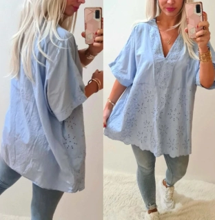 Dámská tunika/halenka ROBE s vyšívanou krajkou 