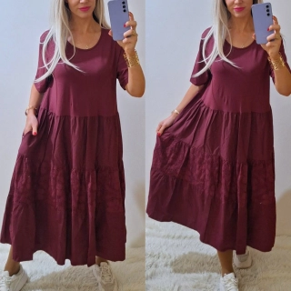 Dámské šaty AMILA s krajkou MADEIRA 