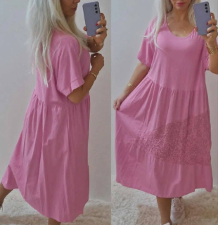 Dámské šaty INESSA s vyšívanými květy